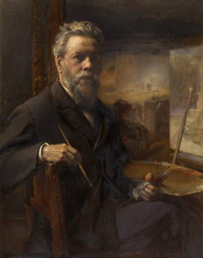 Self-Portrait of Pierre Jean Van der Ouderaa by Pierre Jean van der Ouderaa